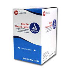 Mayday Dynarex 2" x 2" Gauze Pads