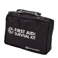 First Aid Only Deluxe Survival First Aid Kit in Ballistic Nylon Black Carry Case
