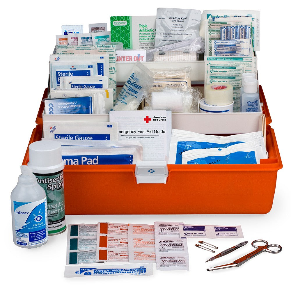 First Aid Only Large 269-Piece First Responder Kit | Gasketed Plastic Case