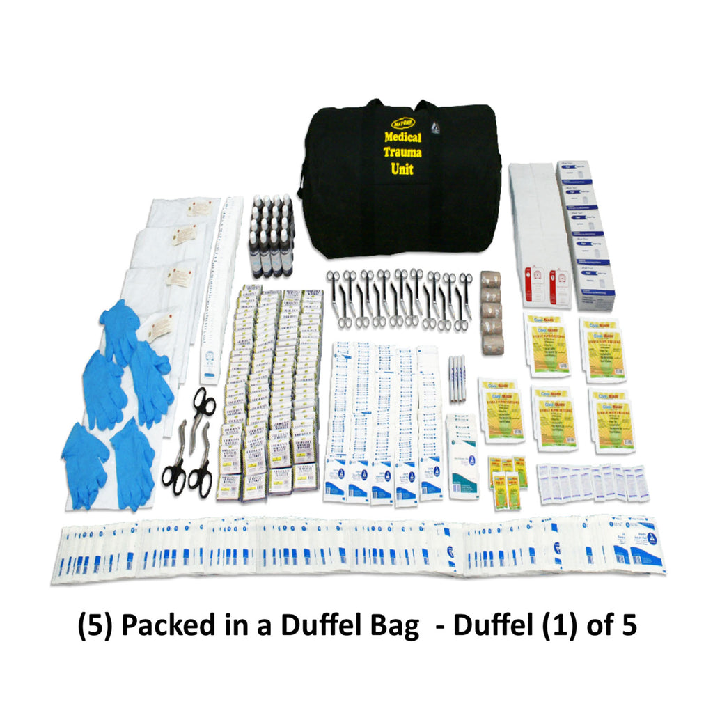 MayDay 1000 Person Trauma Unit First Aid Kit - High-Capacity Emergency Response System