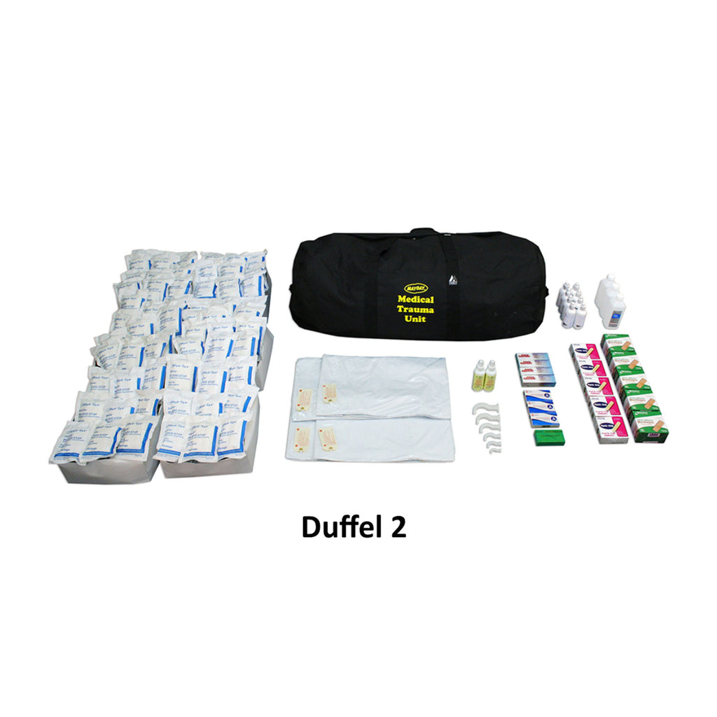 MayDay 1000 Person Trauma Unit First Aid Kit - High-Capacity Emergency Response System