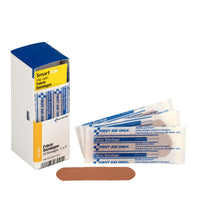 First Aid Only Smart Compliance Refill 1" x 3" Adhesive Fabric Bandages, 25 Per Box(Pack of 85)