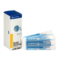First Aid Only Smart Compliance Refill 1" x 3" Blue Metal Detectable Bandages, 40 Per Box
