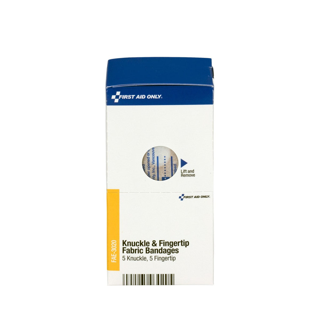 First Aid Only SmartCompliance Assorted Fabric Knuckle and Fingertip Bandages