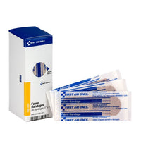 First Aid Only 1" x 3" SmartCompliance Fabric Bandages Refill, 40 Per Box(Pack of 75)