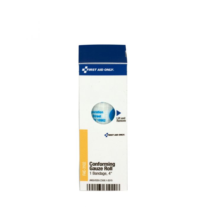 First Aid Only 4" x 5 Yd SmartCompliance Conforming Gauze Roll Refill
