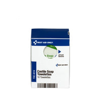 First Aid Only SmartCompliance Refill Castile Soap Wipes, 10 Per Box