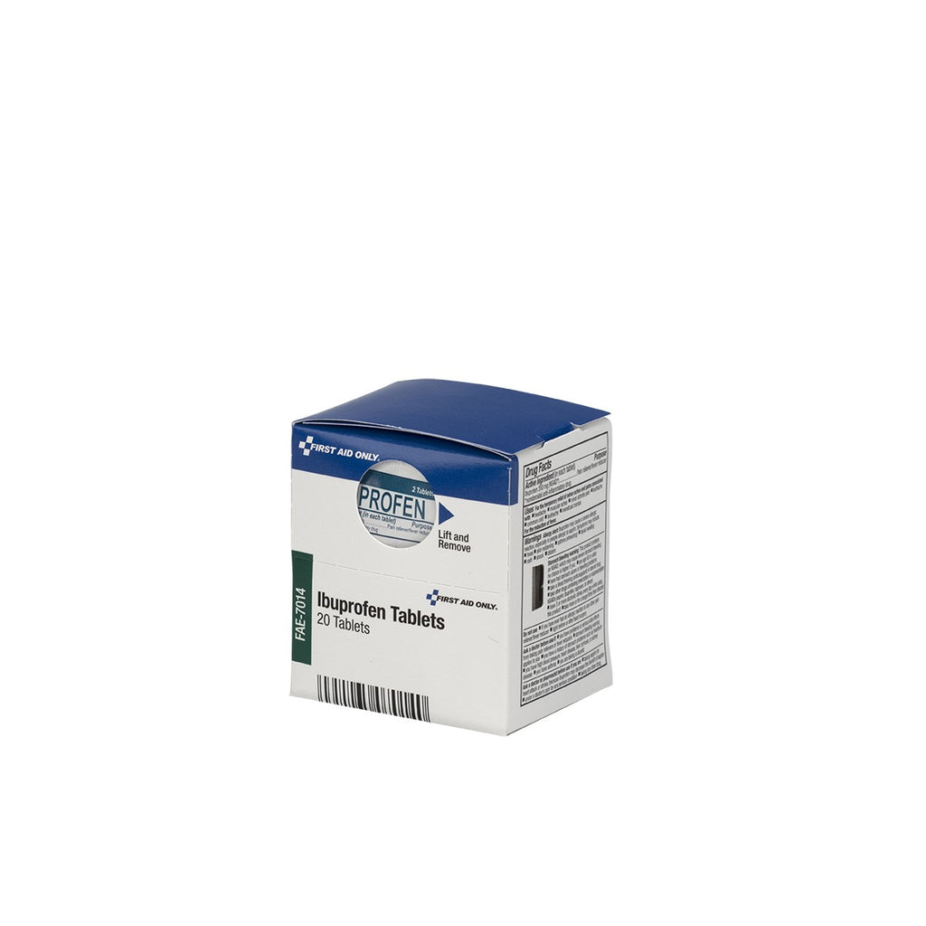 First Aid Only SmartCompliance Ibuprofen 200mg Pain Reliever Tablets