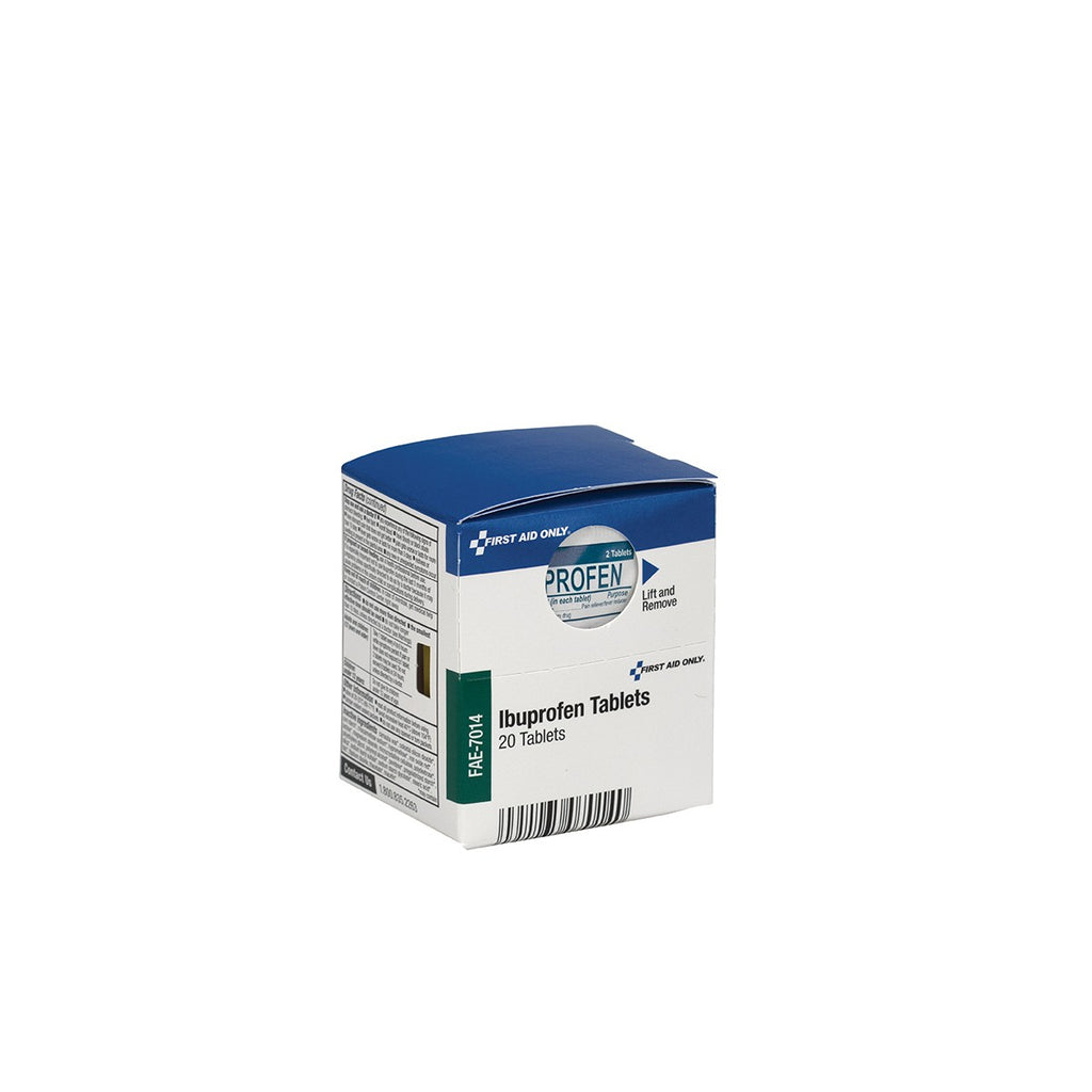First Aid Only SmartCompliance Ibuprofen 200mg Pain Reliever Tablets