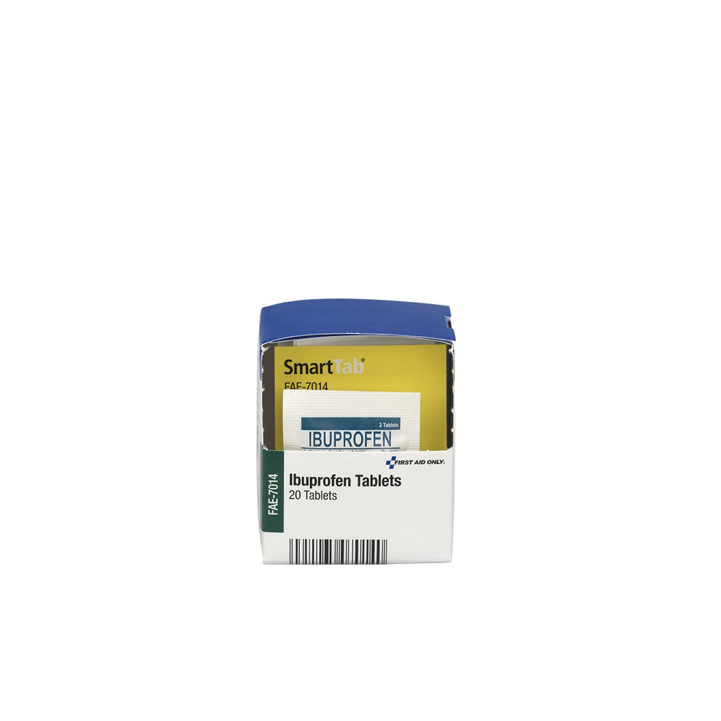 First Aid Only SmartCompliance Ibuprofen 200mg Pain Reliever Tablets