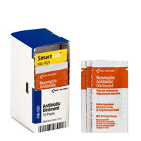 First Aid Only Smart Compliance Refill Antibiotic Ointment, 10 Per Box