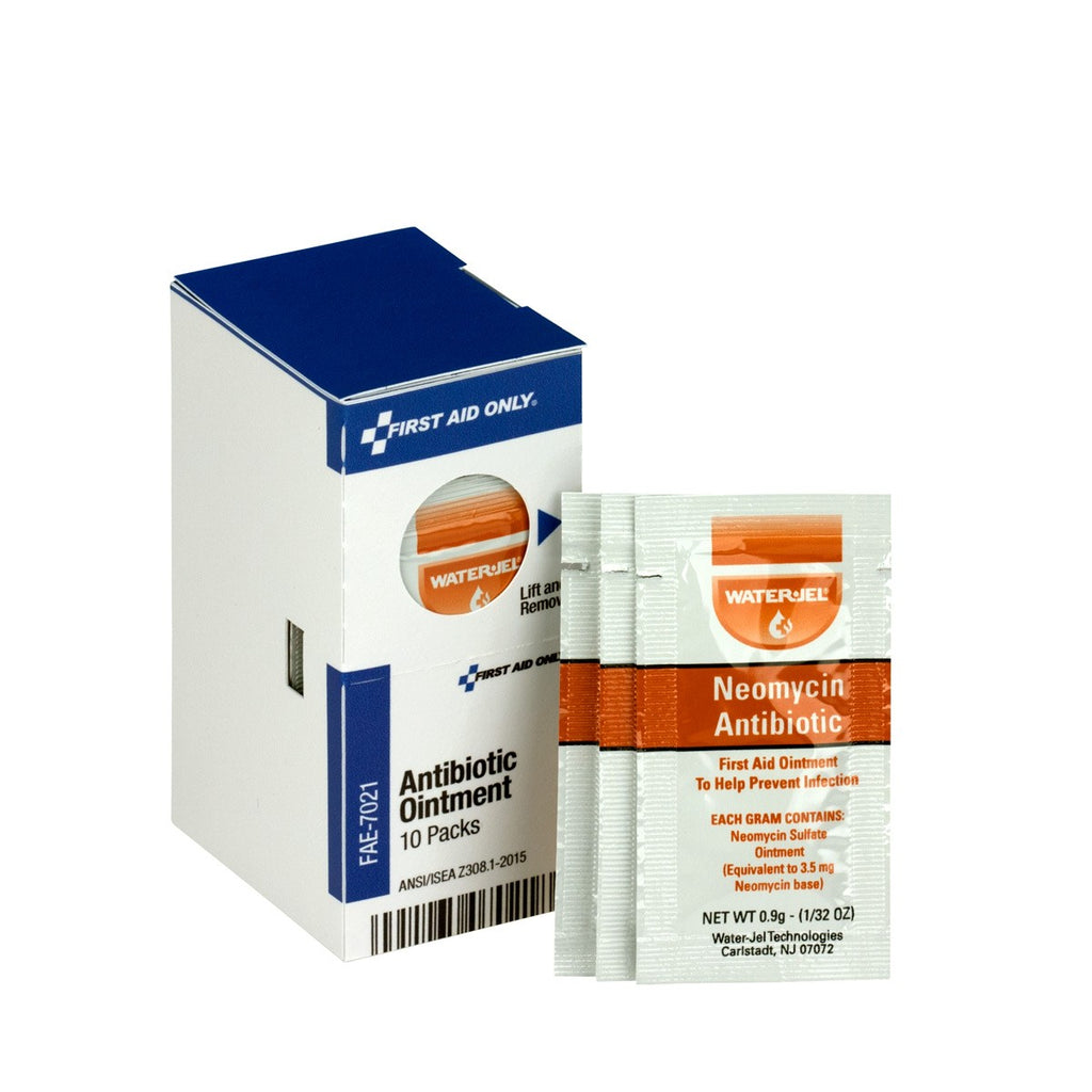 First Aid Only SmartCompliance Triple Antibiotic Ointment Packets | 10 Per Box