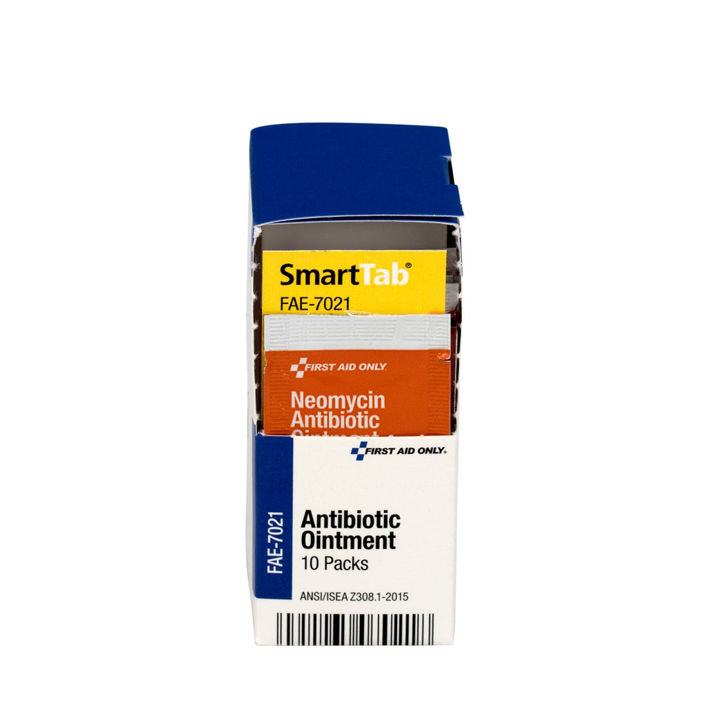 First Aid Only SmartCompliance Triple Antibiotic Ointment Packets | 10 Per Box