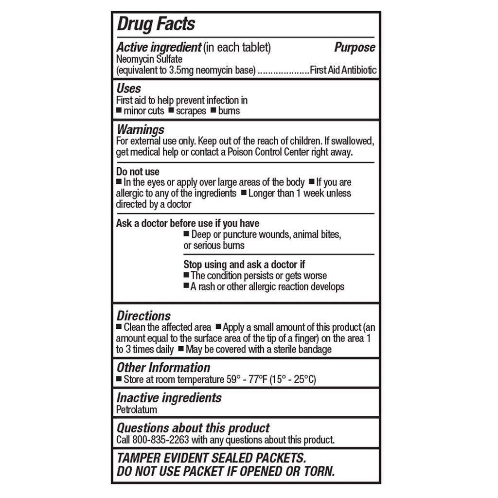 First Aid Only SmartCompliance Triple Antibiotic Ointment Packets | 10 Per Box