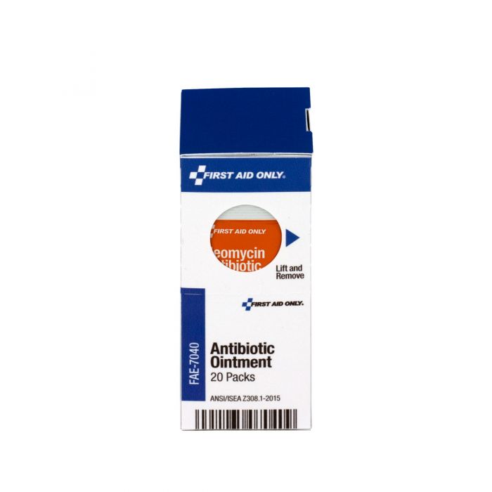 First Aid Only SmartCompliance Triple Antibiotic Ointment Packets Refill | 20 Per Box