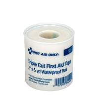 First Aid Only 2" x 5 yd SmartCompliance Triple Cut Adhesive First Aid Tape Roll, Refill (Case of 41)