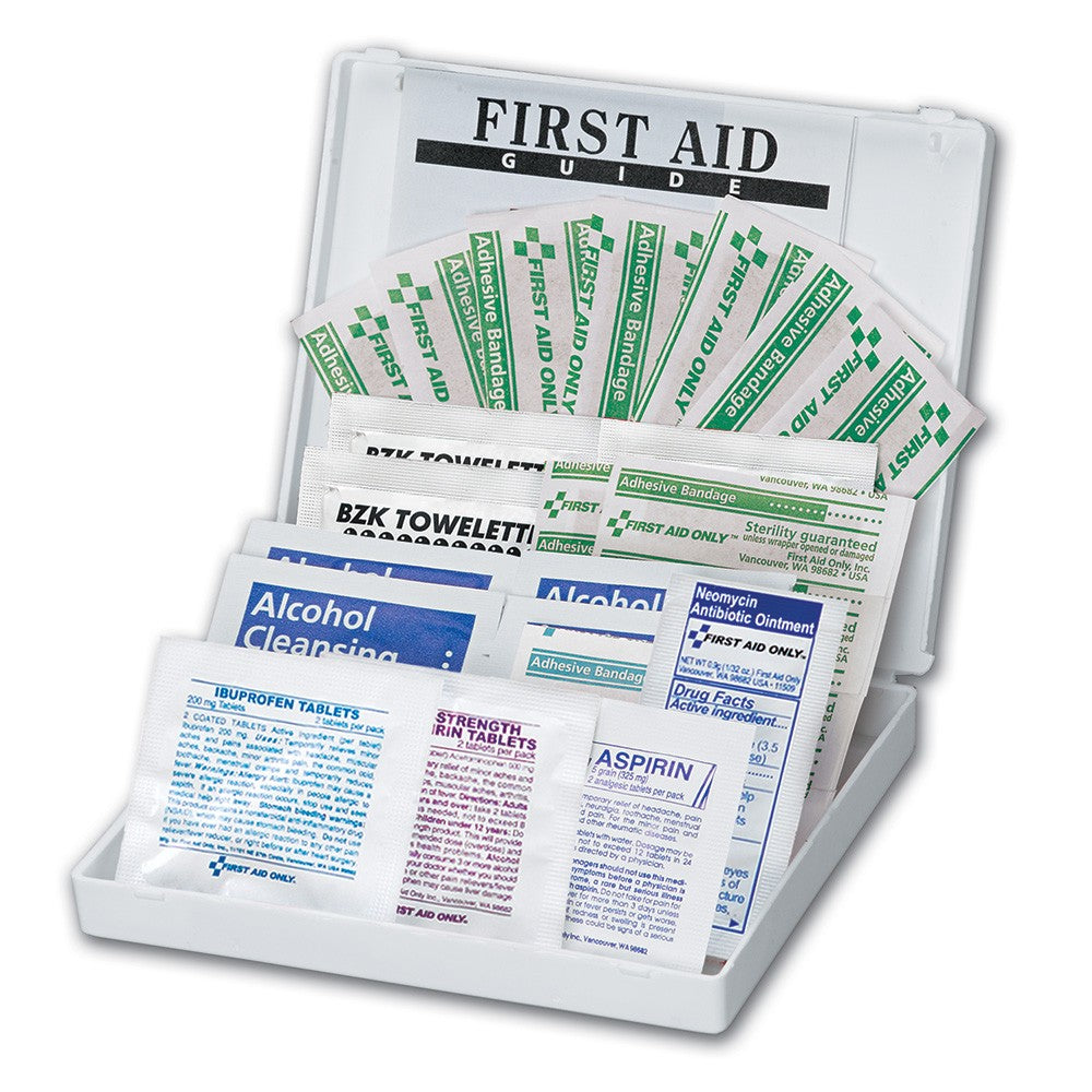 First Aid Only Personal First Aid Kit | 34-Piece Plastic Case