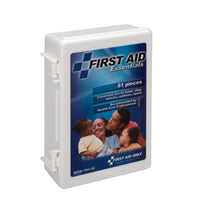 First Aid Only 81-Piece Plastic Case First Aid Kit