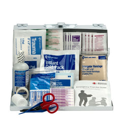 First Aid Only 25 Person Contractor's First Aid Kit, Steel Case
