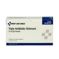 First Aid Only Triple Antibiotic Ointment, 25 Per Box
