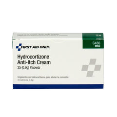 First Aid Only Hydrocortisone Cream, 25 Per Box