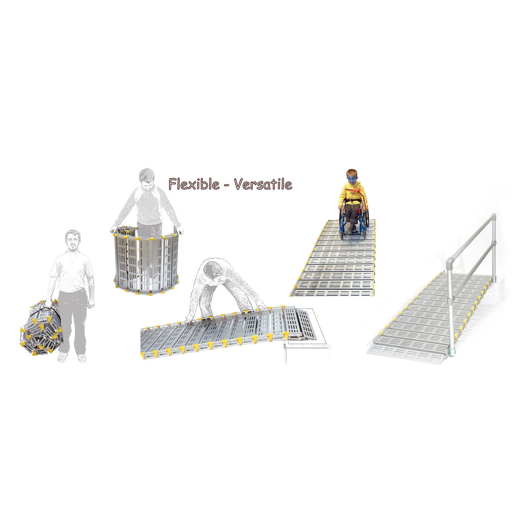 Roll-A-Ramp 30" Home Access Ramp – Portable & Adjustable
