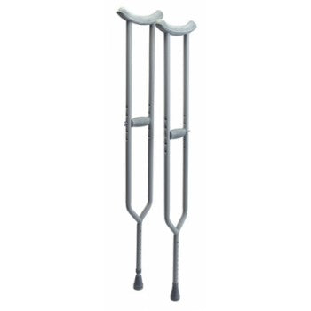 Graham Field Bariatric Imperial Steel Crutches - Heavy-Duty Mobility Support (1 Pair)