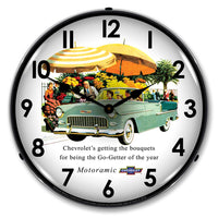 1955 Motoramic Bel Air Convertible 14" LED Wall Clock