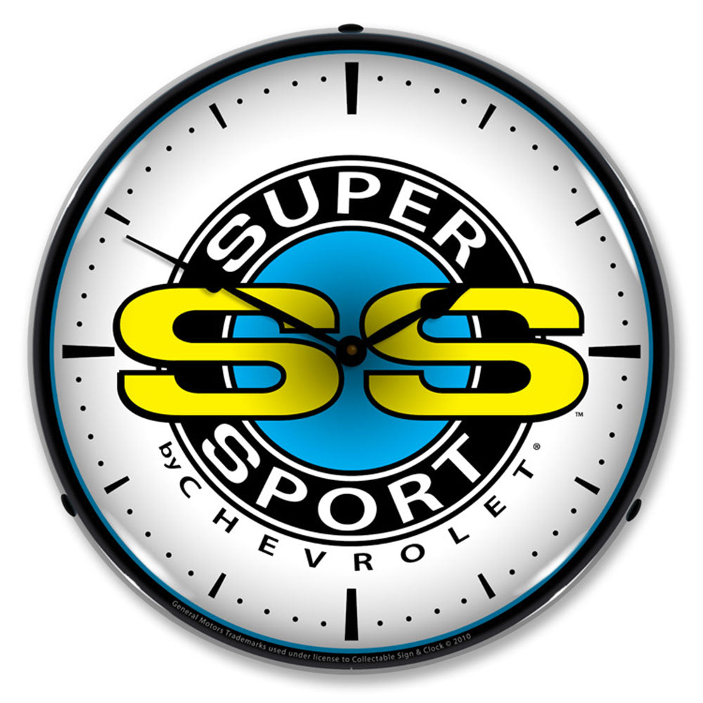 Chevrolet Super Sport 14" LED Wall Clock