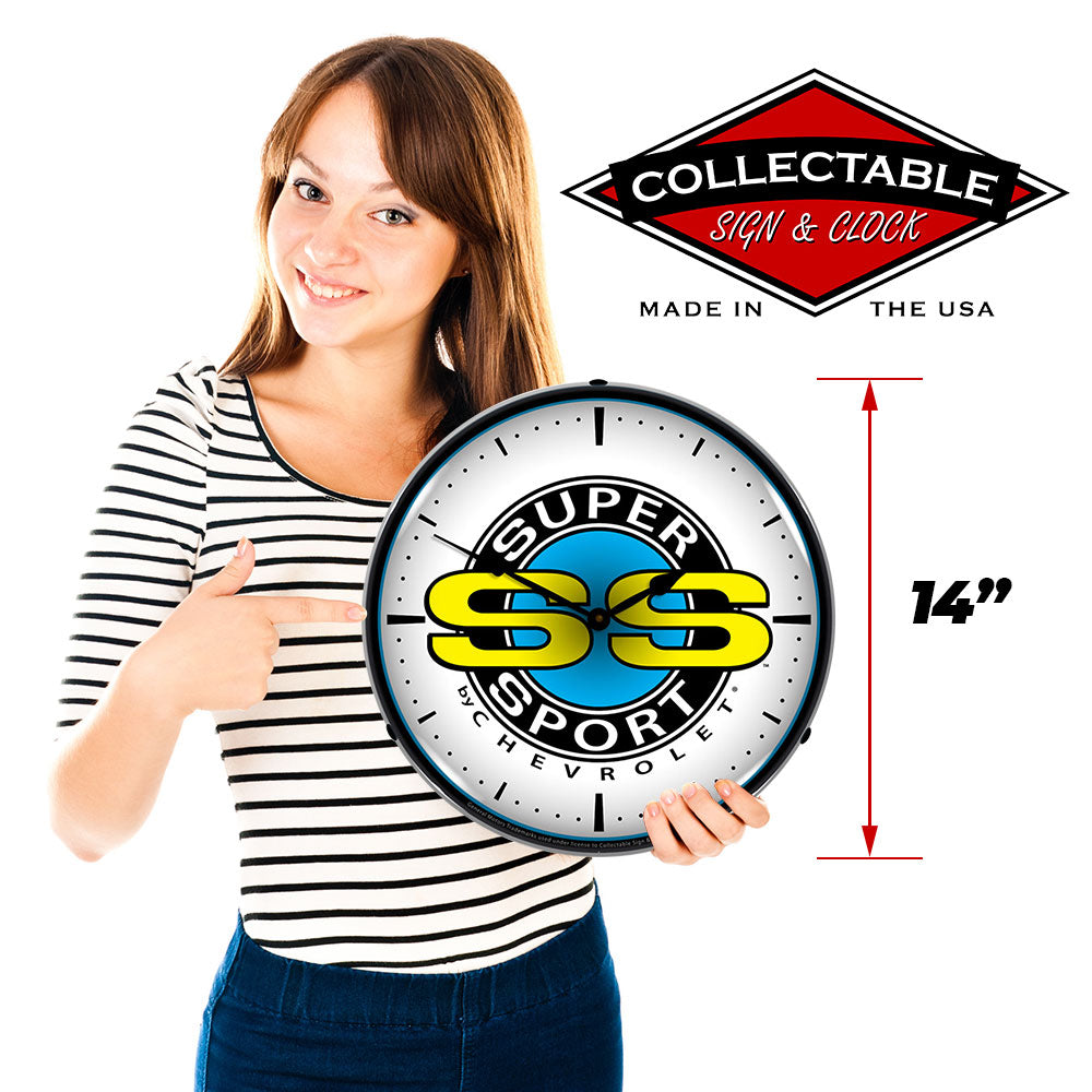 Chevrolet Super Sport 14" LED Wall Clock