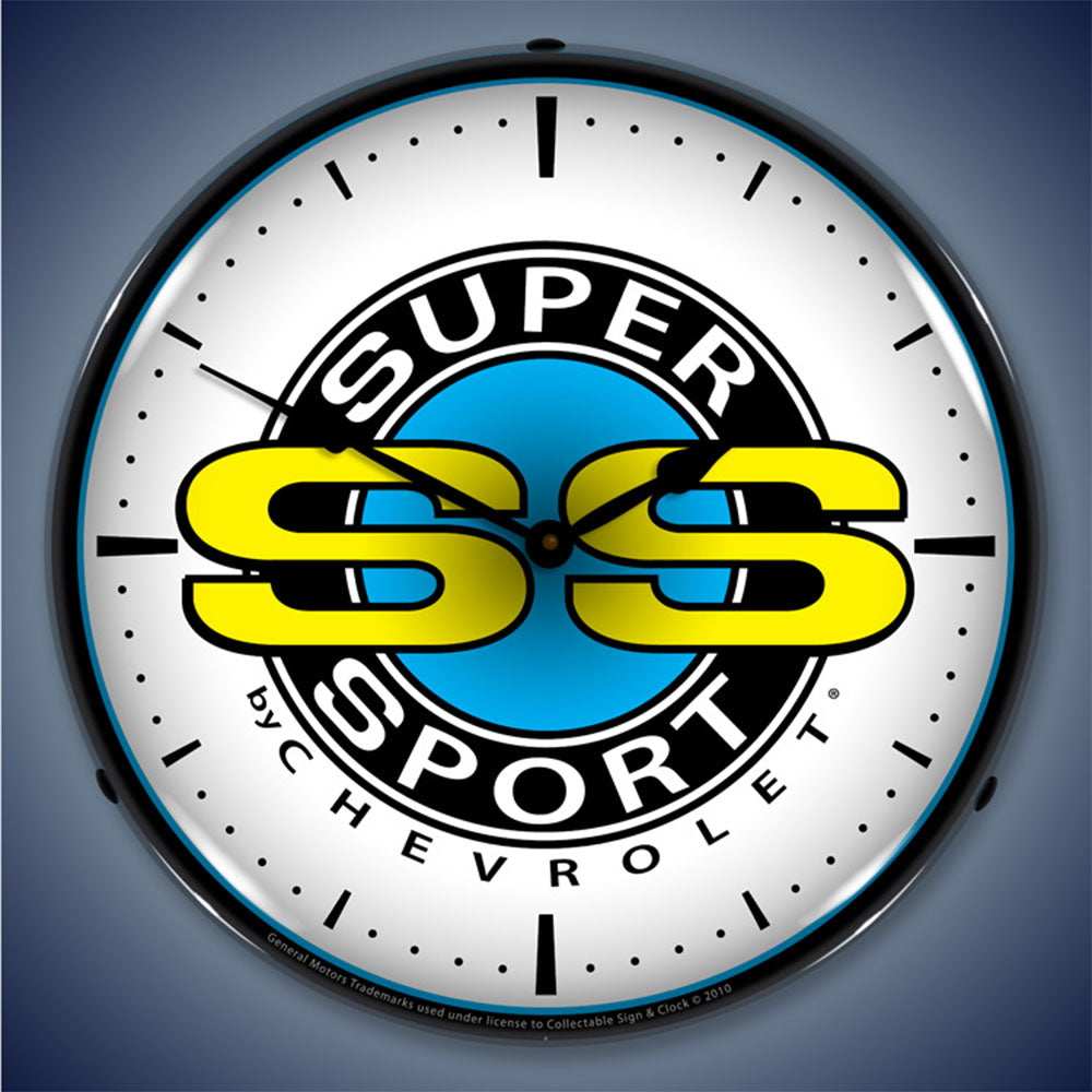 Chevrolet Super Sport 14" LED Wall Clock