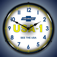 Chevrolet USA-1 "See the USA" 14" LED Wall Clock