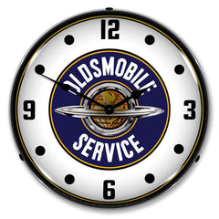 Oldsmobile Service 14" LED Wall Clock