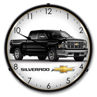 Chevrolet Silverado Black 14" LED Wall Clock