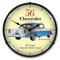 1956 Chevrolet "Two Ten 2 Door Sedan" 14" LED Wall Clock
