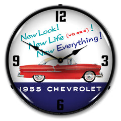 1955 Chevrolet "New Look" 14" LED Wall Clock