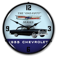 1955 Chevrolet "The One Fifty Series" 14" LED Wall Clock