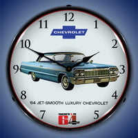 1964 Chevrolet Impala "Jet Smooth Luxury" 14" LED Wall Clock