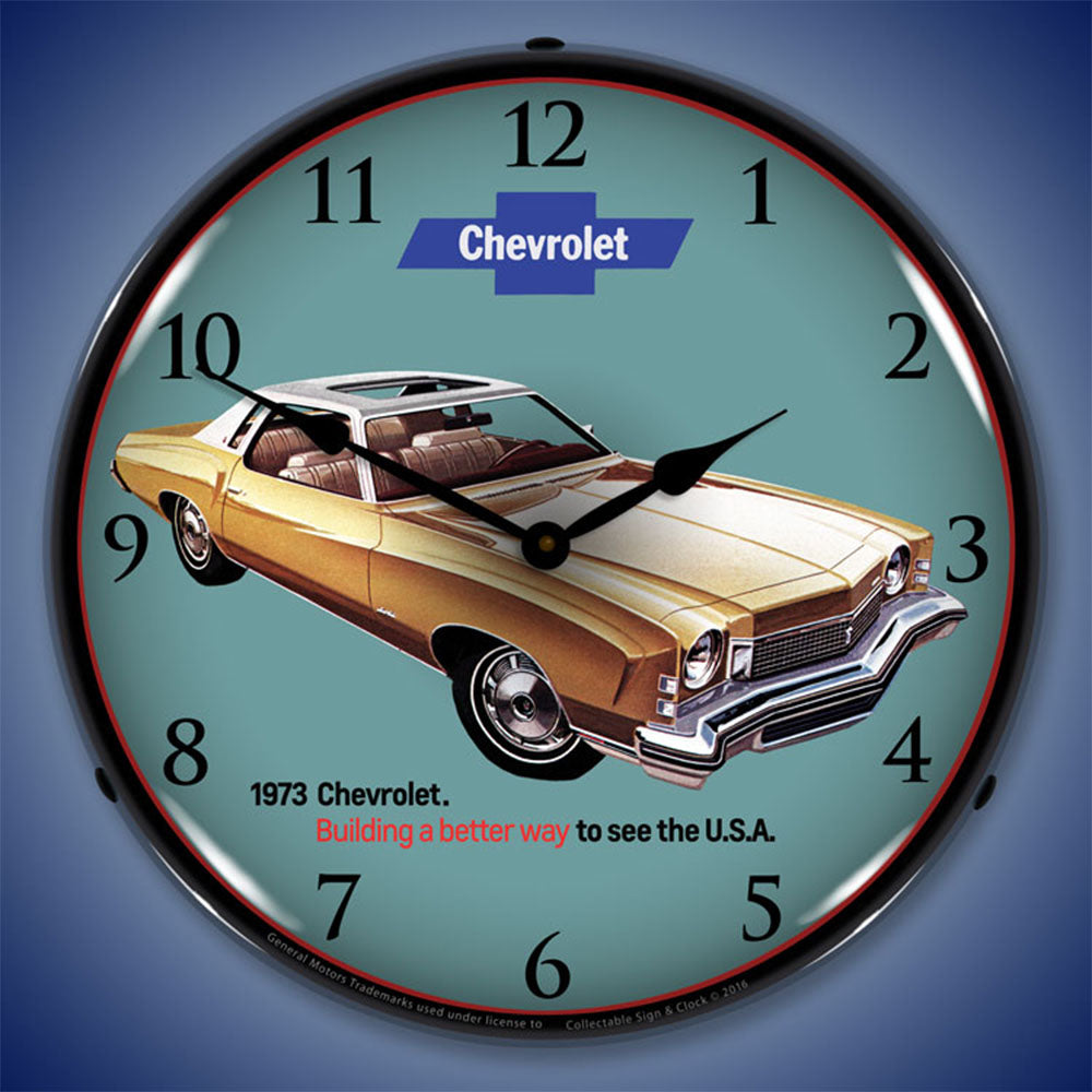 1973 Chevrolet Monte Carlo 14" LED Wall Clock