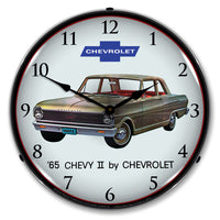 1965 Chevy II Nova by Chevrolet 14" LED Wall Clock