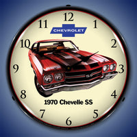 1970 Chevy Chevelle SS 14" LED Wall Clock
