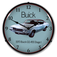 1970 Buick GS 455 Stage 1 14" LED Wall Clock
