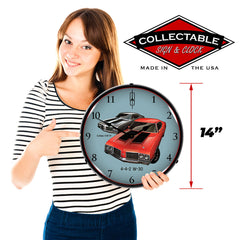 1970 Oldsmobile 442 W-30 and Cutlass S W-31 14" LED Wall Clock