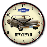 1962 Chevy II Nova 14" LED Wall Clock