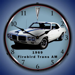1969 Firebird Trans Am 14" LED Wall Clock