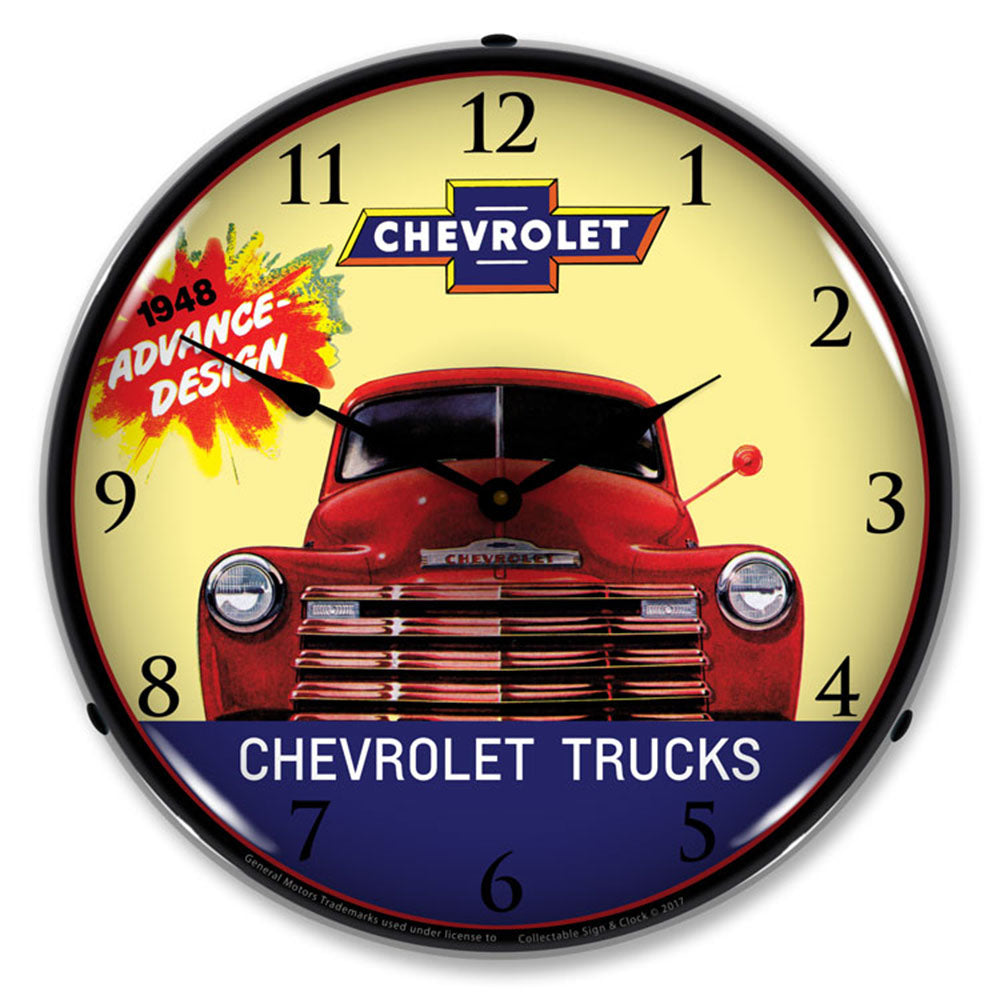 1948 Chevrolet Trucks Advance Design 14" LED Wall Clock