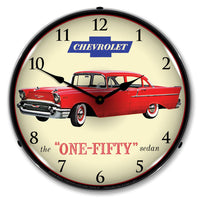 1957 Chevrolet The "One-Fifty" Sedan 14" LED Wall Clock