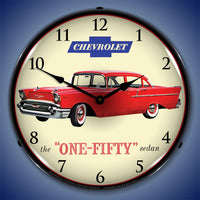 1957 Chevrolet The "One-Fifty" Sedan 14" LED Wall Clock