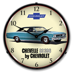 1967 Chevy Chevelle SS 396 14" LED Wall Clock