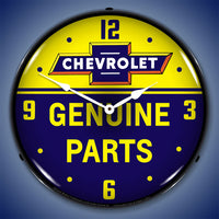 Chevrolet Bowtie Genuine Parts 14" LED Wall Clock